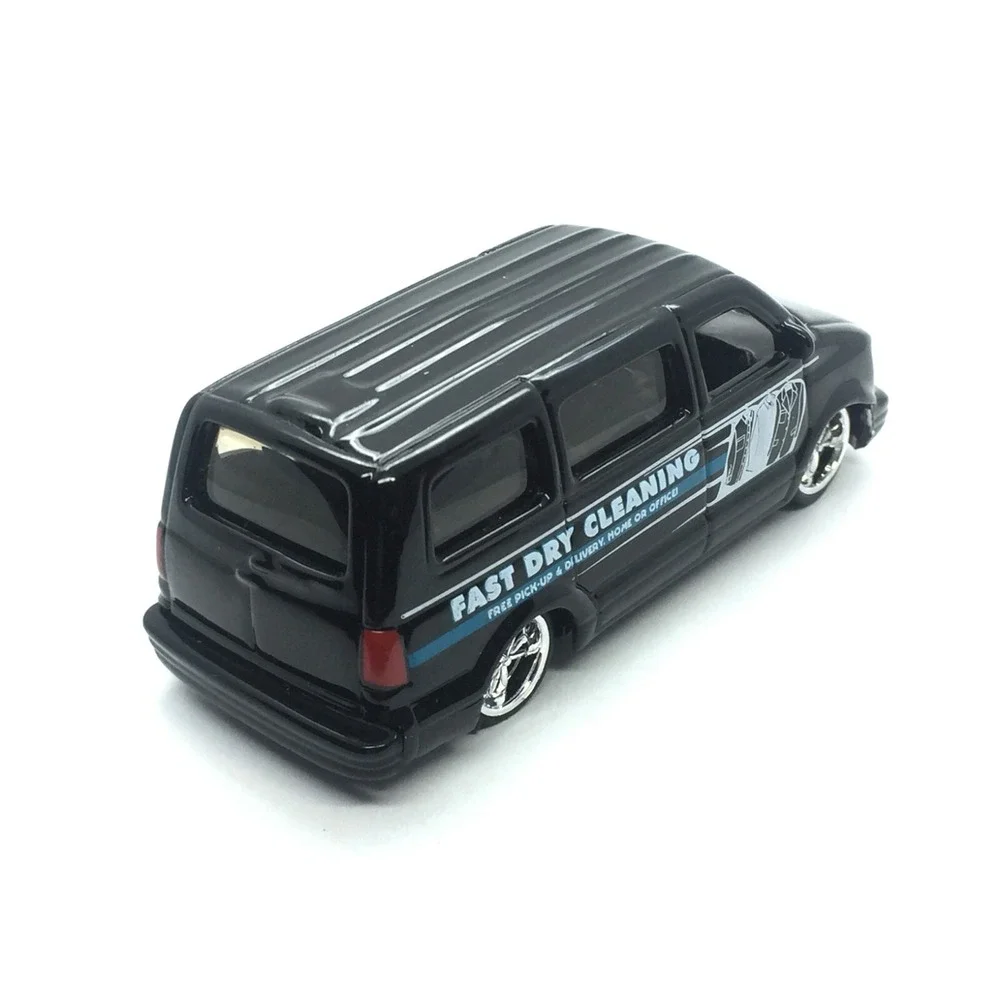 Jada Dub City 2001 01 Chevrolet Chevy Astro Van Black Dry Cleaning Die Cast 1/64